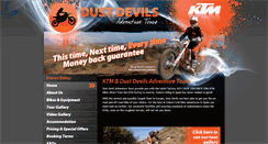 Desktop Screenshot of dustdevils.net