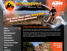 Tablet Screenshot of dustdevils.net